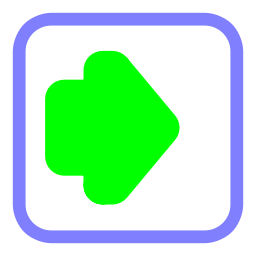 arrow-5-button-border-blue-1500-681_256.png