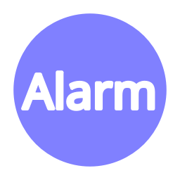 video-4-words-alarm-text-button-blue-circle-850_256.png