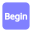 video-4-words-begin-text-button-blue-486_256.png