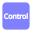 video-4-words-control-text-button-blue-786_256.png