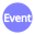 video-4-words-event-text-button-blue-circle-862_256.png