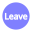 video-4-words-leave-text-button-blue-circle-664_256.png