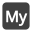 video-4-words-my-text-button-darkgray-741_256.png
