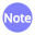 video-4-words-note-text-button-blue-circle-868_256.png