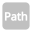 video-4-words-path-text-button-gray-818_256.png