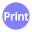video-4-words-print-text-button-blue-circle-856_256.png