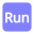 video-4-words-run-text-button-blue-564_256.png