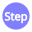 video-4-words-step-text-button-blue-circle-604_256.png