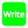 video-4-words-write-text-button-green-833_256.png