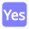 video-4-words-yes-text-button-blue-696_256.png