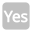 video-4-words-yes-text-button-gray-698_256.png