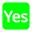 video-4-words-yes-text-button-green-695_256.png