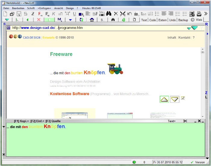 Details, Freeware