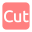video-4-words-cut-text-button-red-552_256.png