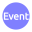 video-4-words-event-text-button-blue-circle-867_256.png