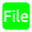 video-4-words-file-text-button-green-760_256.png