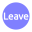 video-4-words-leave-text-button-blue-circle-669_256.png