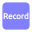 video-4-words-record-text-button-blue-803_256.png
