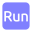 video-4-words-run-text-button-blue-569_256.png