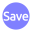 video-4-words-save-text-button-blue-circle-831_256.png