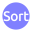 video-4-words-sort-text-button-blue-circle-741_256.png