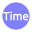 video-4-words-time-text-button-blue-circle-657_256.png