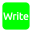 video-4-words-write-text-button-green-838_256.png