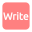 video-4-words-write-text-button-red-840_256.png